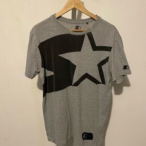 STARTER Black Star Graphic Gray Tee